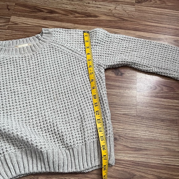 Altar'd State Light Gray Knit Sweater - Picture 7 of 8